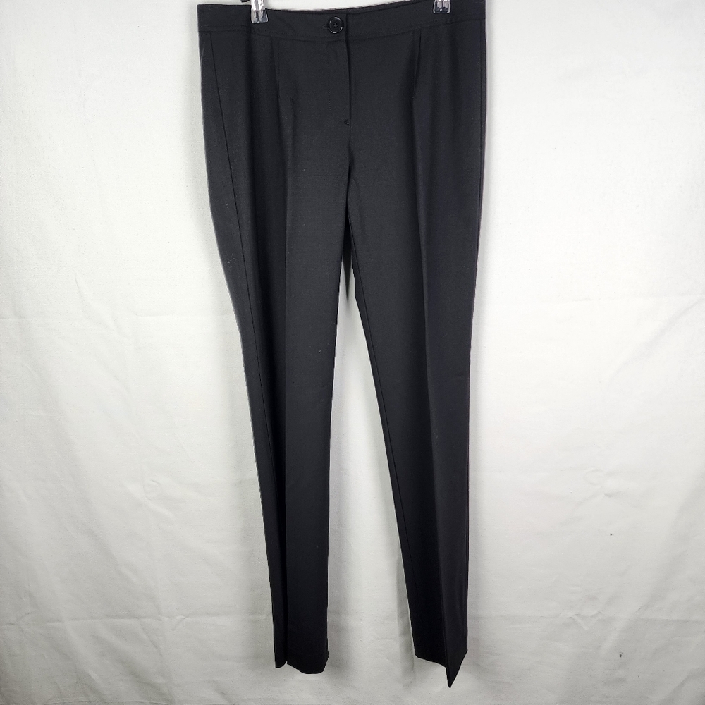 Theory Wool Straigh Leg Dress Pants Size 6 Career Office Formal